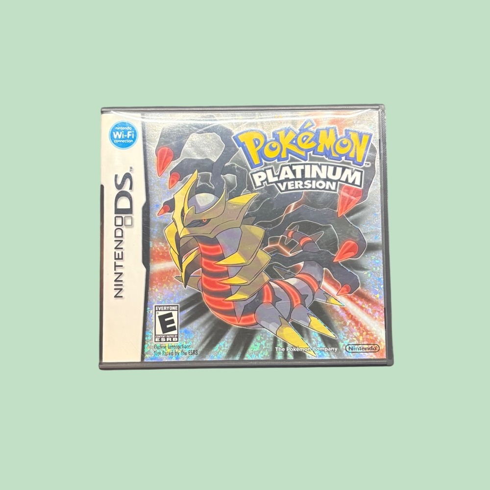 Pokemon Platinum Version Nintendo DS CIB Authentic NTR-CPUE-USA Giratina